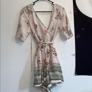 Flower romper.